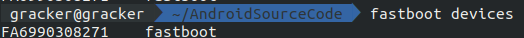 fastboot device