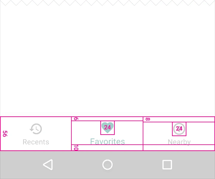 Fixed bottom navigation bar on mobile