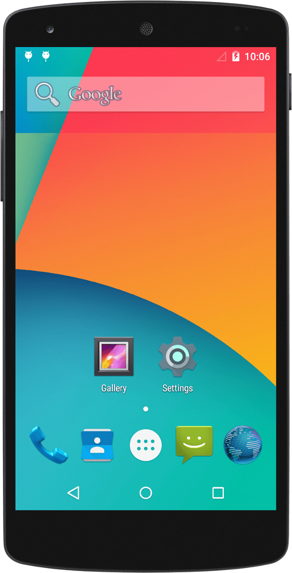 Nexus 5 AOSP Desktop