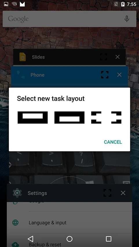 Multi-Window Position Selection