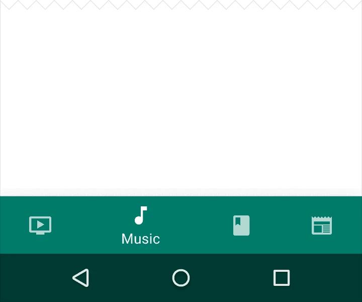 Do. Use black or white iconography if the bottom navigation bar is colored.